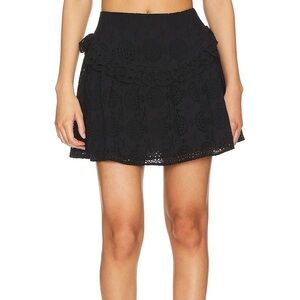 Tularosa Jen Mini Skirt in Black size S